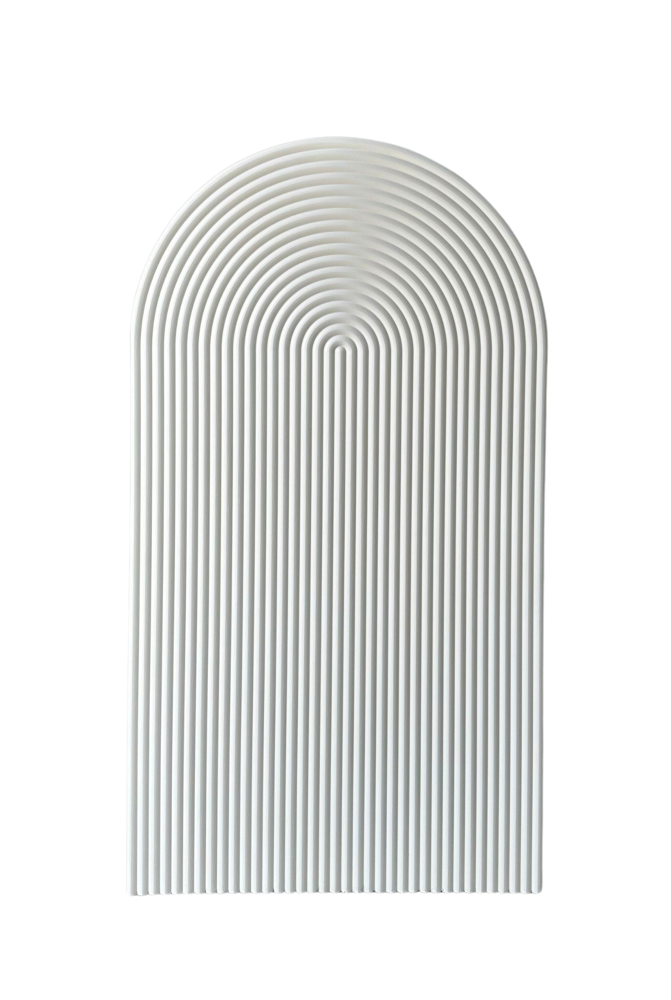 WHITE RIPPLED ARCH