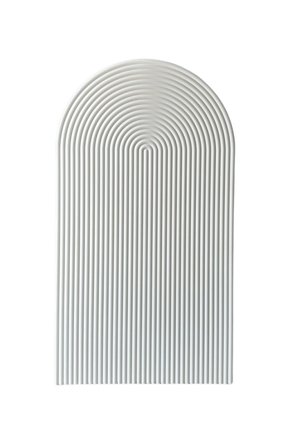 WHITE RIPPLED ARCH