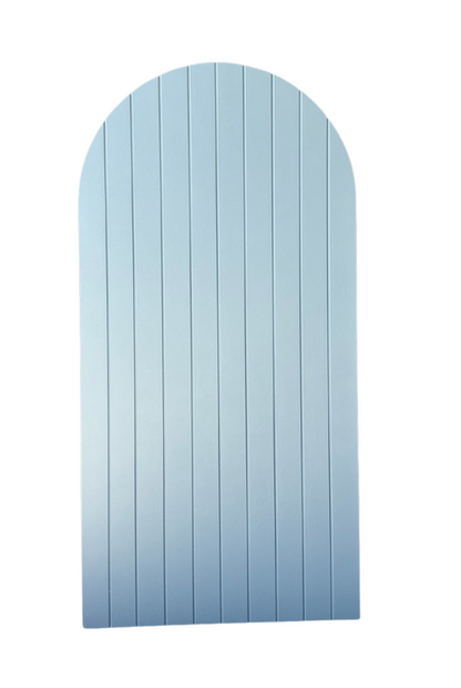 Dusty Blue Grooved Arch
