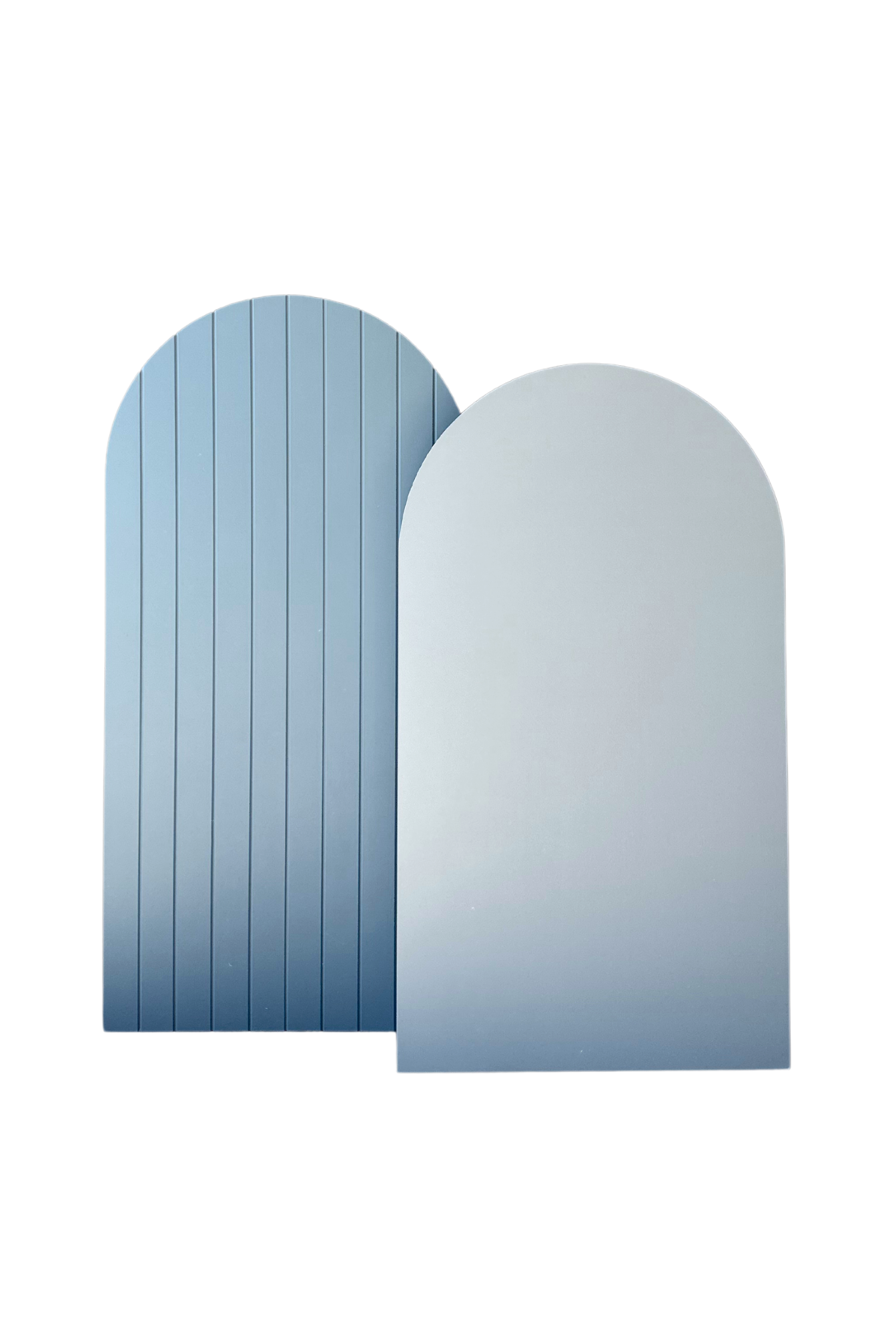 Dusty Blue Backdrop Duo - Double diferent sizes