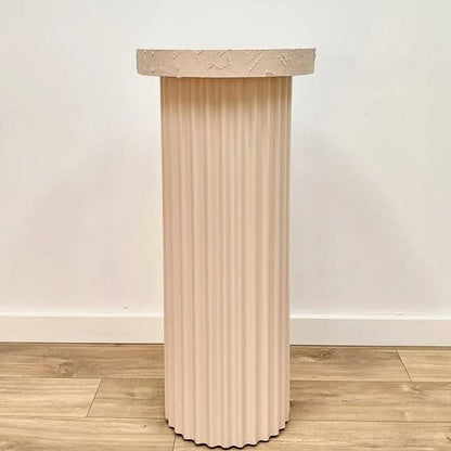 NUDE RIBBED PLINTH